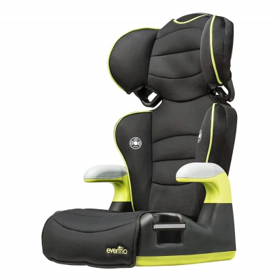 evenflo naperville high back booster seat side