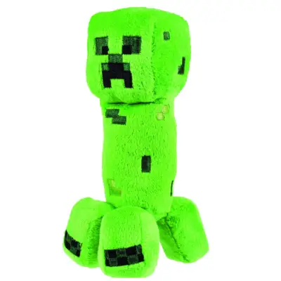 creeper 7 plush minecraft toys and minifigures for kids side view