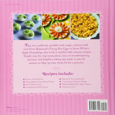 the disney princess cookbook for kids back