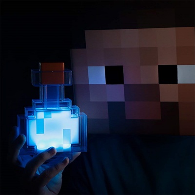 thinkGeek color changing potion bottle minecraft toys and minifigures for kids glow