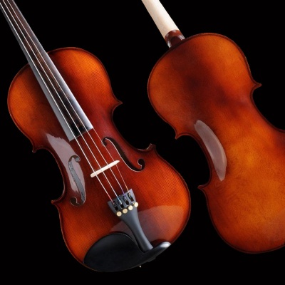 ADM Acoustic Violin Front Back