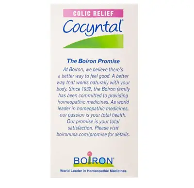 boiron cocyntal gripe water ingredients