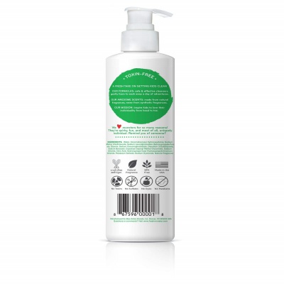 fresh monster coconut 2-in-1 shampoo for kids and babies back