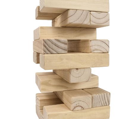 giant tumbling timbers outdoor game wooden