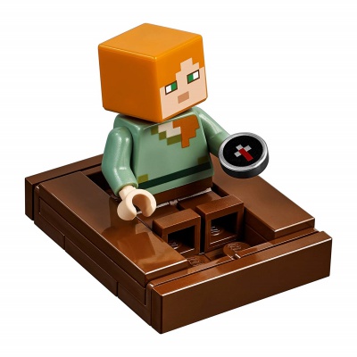 LEGO the mushroom island 21129 minecraft toys and minifigures for kids figure 2