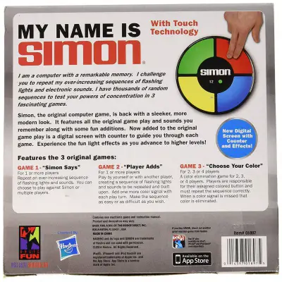 simon electronic memory game adhd toy back