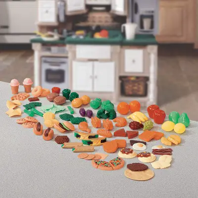 realistic rubber play food