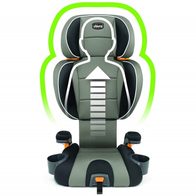 chicco KidFit 2-in-1 high back booster seat 10 positions