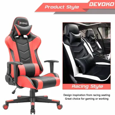 devoko gaming chair for kids adjustable