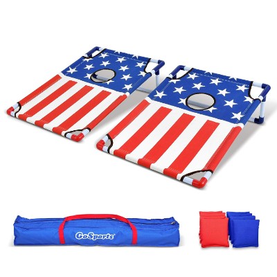 gosports portable cornhole outdoor game USA Flag
