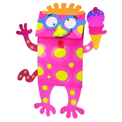 ALEX toys little hands paper bag art and craft sets for kids monster