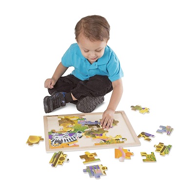 melissa & doug african plains wooden puzzle pieces