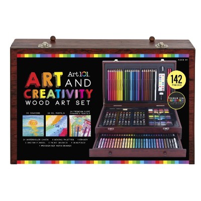 art 101 142-piece wood set gift ideas for teenage girls box