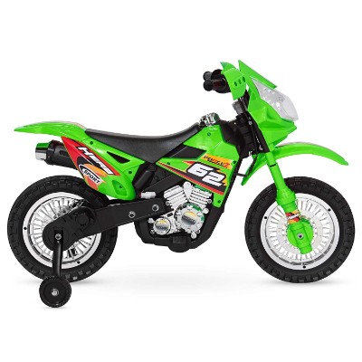 electric kids ride on electric dirt bike for kids side view