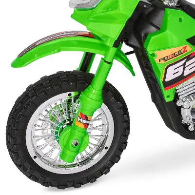 electric kids ride on electric dirt bike for kids tire