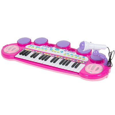 best choice products 37-key kids karaoke machine keyboard