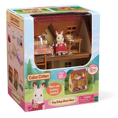 calico critters cozy cottage dollhouse box