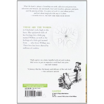 charlottes web book for 7 year olds back