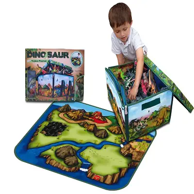 zipBin 160 collector dinosaur toys for kids set