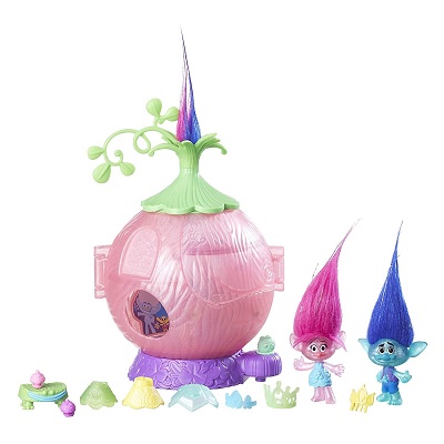 poppy’s coronation pod dreamworks trolls toy figures