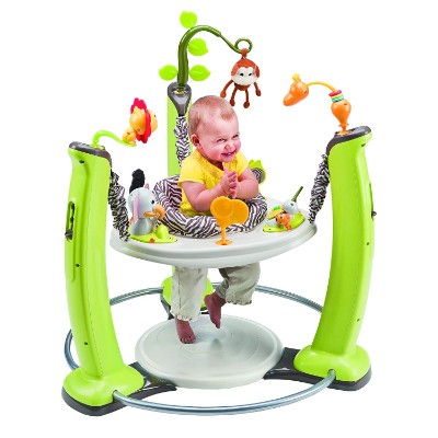 evenflo exerSaucer jump & learn infant & baby jumper and bouncer baby inside