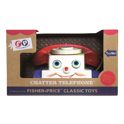 retro chatter phone pull toy for kids pack