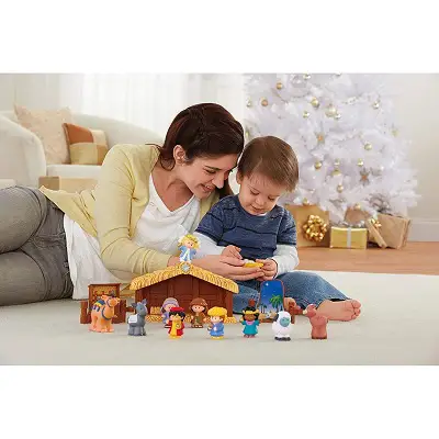 fisher price little people christmas toy figures