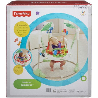 fisher price rainforest jumperoo baby & infant jumper and bouncer box