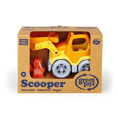 green toys scooper vehicle toy car pack