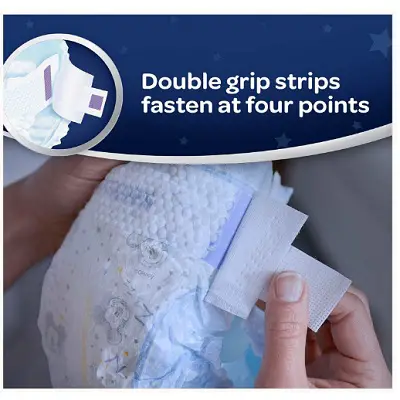 huggies big pack overnight diaper double grip strips