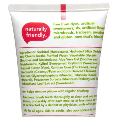 hello oral care fluoride free watermelon toddler toothpaste ingredients