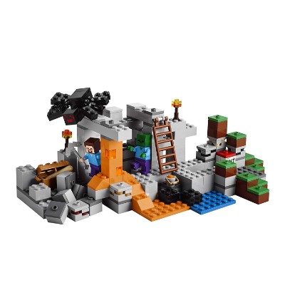 minecraft the cave cool lego set for kids assembled