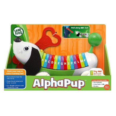 leapFrog alphaPup pull toy for kids box