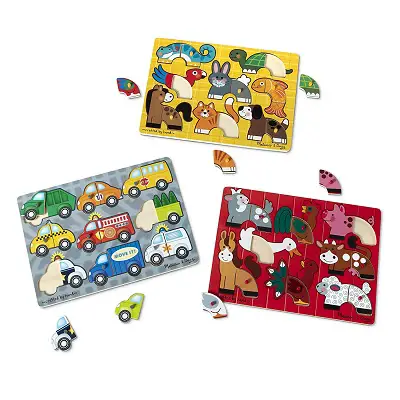 melissa & doug mix 'n match wooden puzzle example