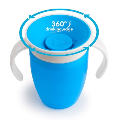 munchkin miracle 360 trainer sippy cup for toddlers 360 rotation