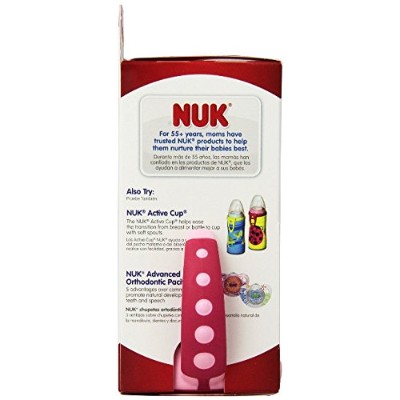 NUK fashion hearts learner sippy cup for toddlers pack