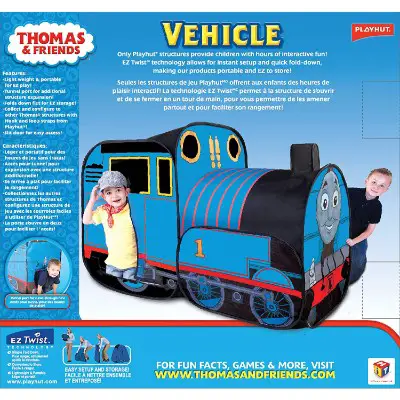 playhut thomas the train kids play tent kids playing back