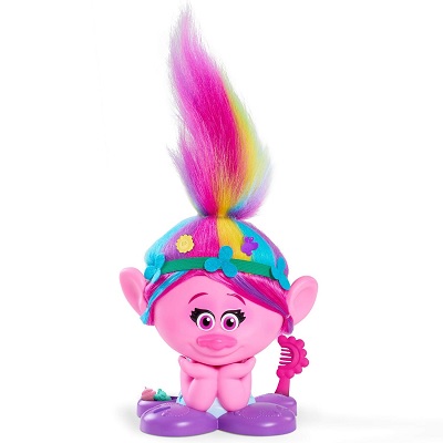 poppy true colors styling head dreamworks trolls toy figure