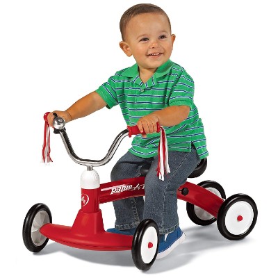 radio flyer scoot-about big wheels for kids kid riding