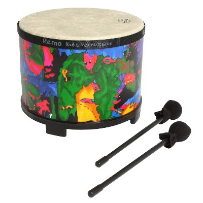 remo rainforest floor tom drum sets for kids and toddlers pattern