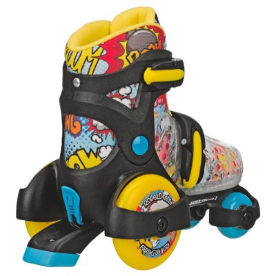 boy's fun roll adjustable roller skates for kids back view