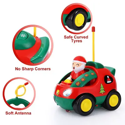 sgile remote control santa car christmas toy details
