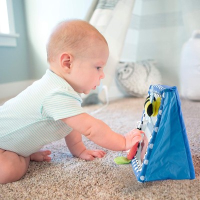 4 Month Old Toys Sassy Floor Mirror Blue Infant