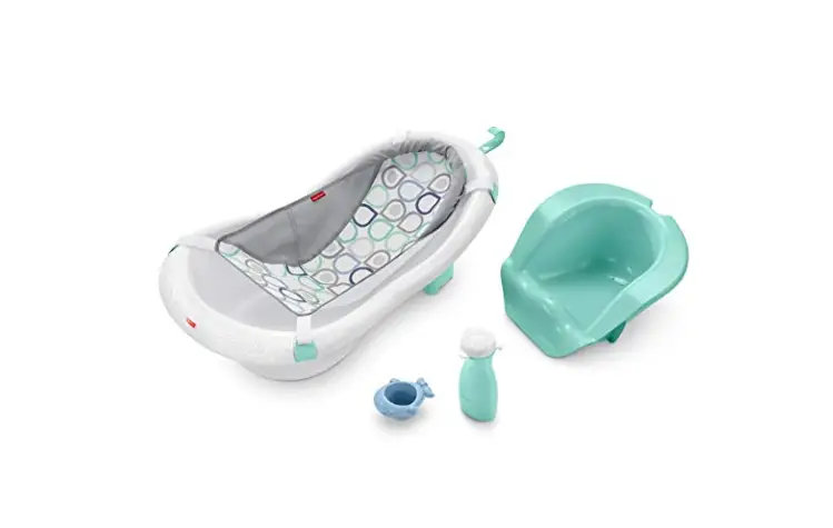 The Fisher-Price 4-in-1 Sling 'n Seat Tub is a versatile product.