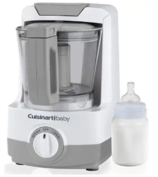 The Cuisinart BFM-1000 Baby Food Maker and Bottle Warmer has a blade lock system.
