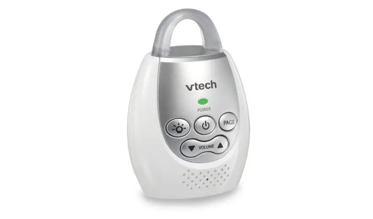 The VTech DM221 Audio Baby Monitor features a 5 level sound indicator.
