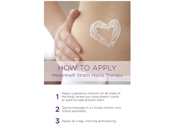 The Mederma Stretch Marks Therapy is easy to apply and sinks right into the skin.