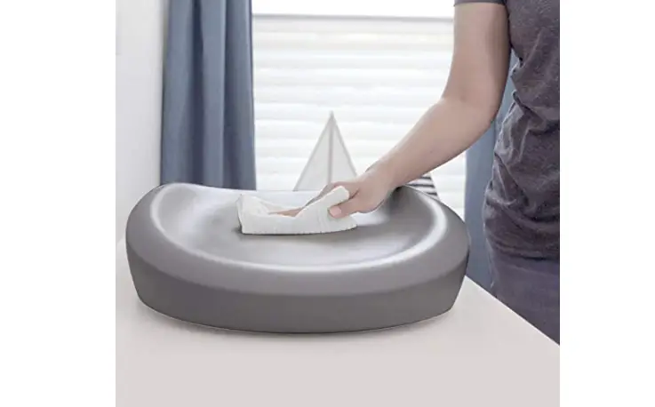 The Hatch Baby Grow Changing Pad and Scale is easy to clean.