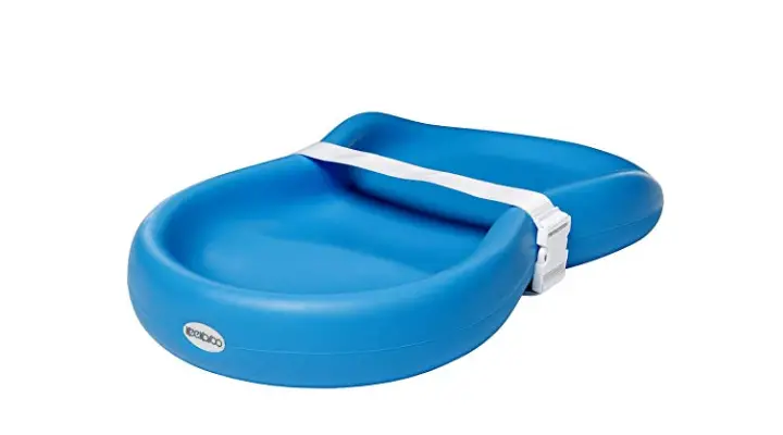 The Keekaroo Peanut Diaper Changer is impermeable to fluids.