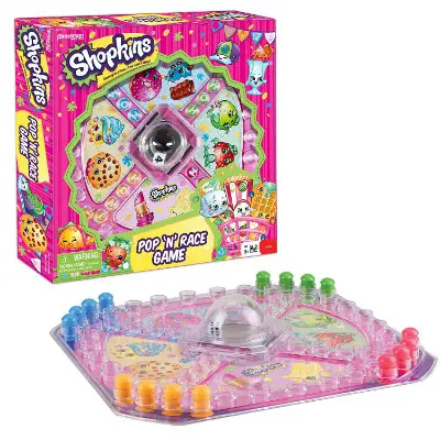 pop n race game shopking toys for kids set